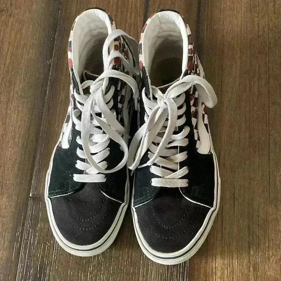 Vans 6 women’s hightops roses originals - Picture 2 of 6